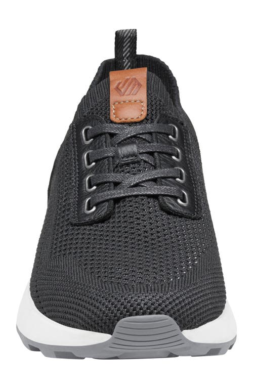 Johnston & Murphy Kinnon Jogger Sneaker In Black Knit