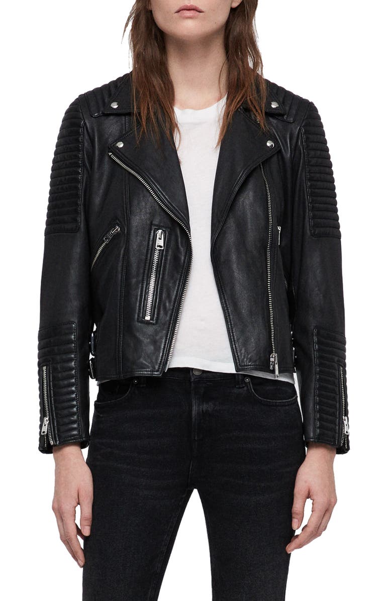 Estella Leather Biker Jacket