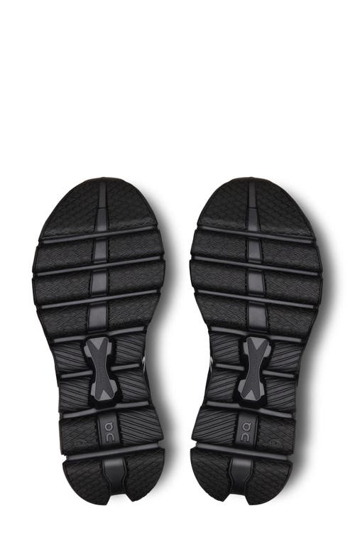On Cloud X 4 Training Shoe In Black/eclipse