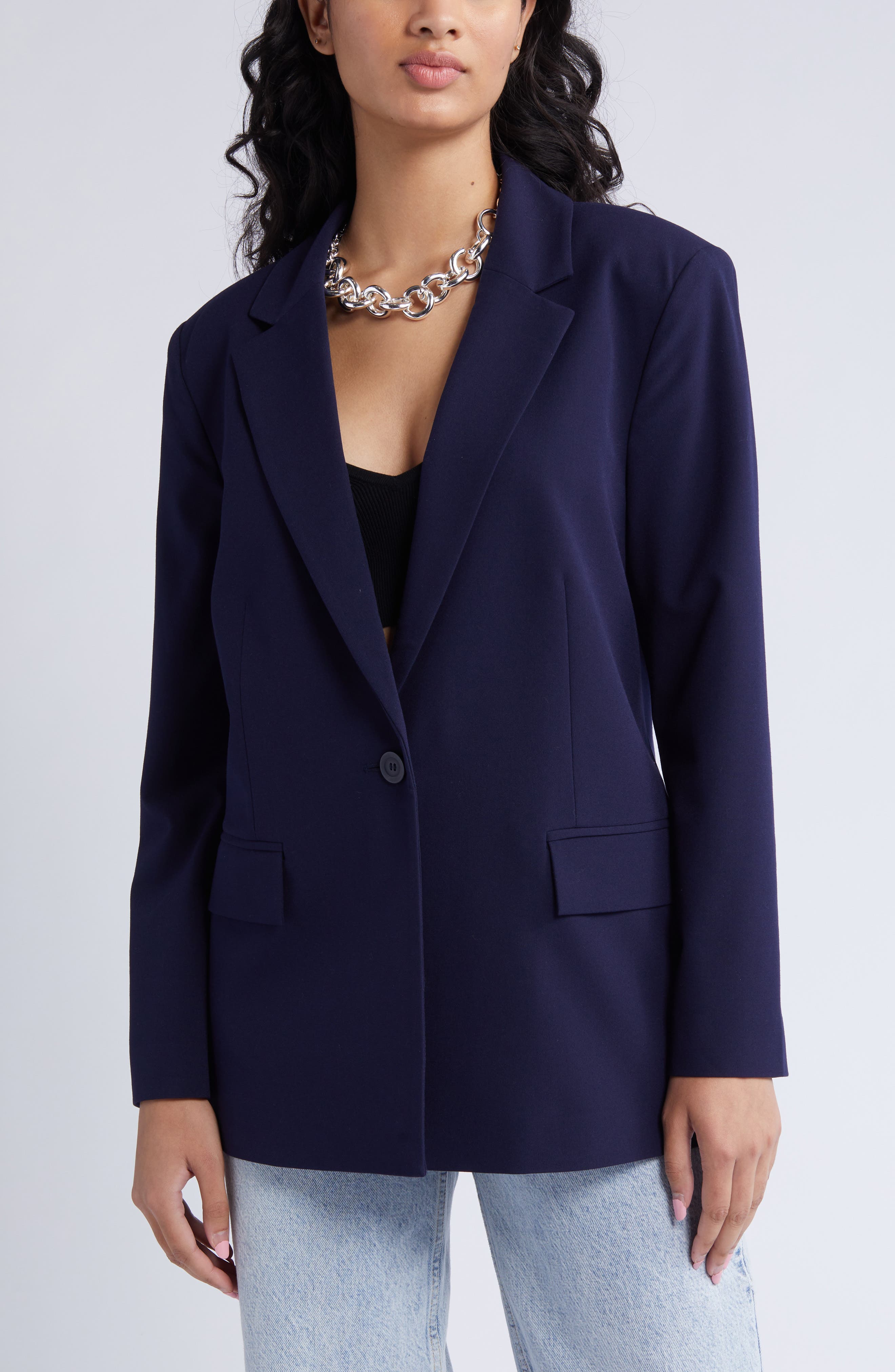 Open Edit Relaxed Fit Blazer Nordstrom