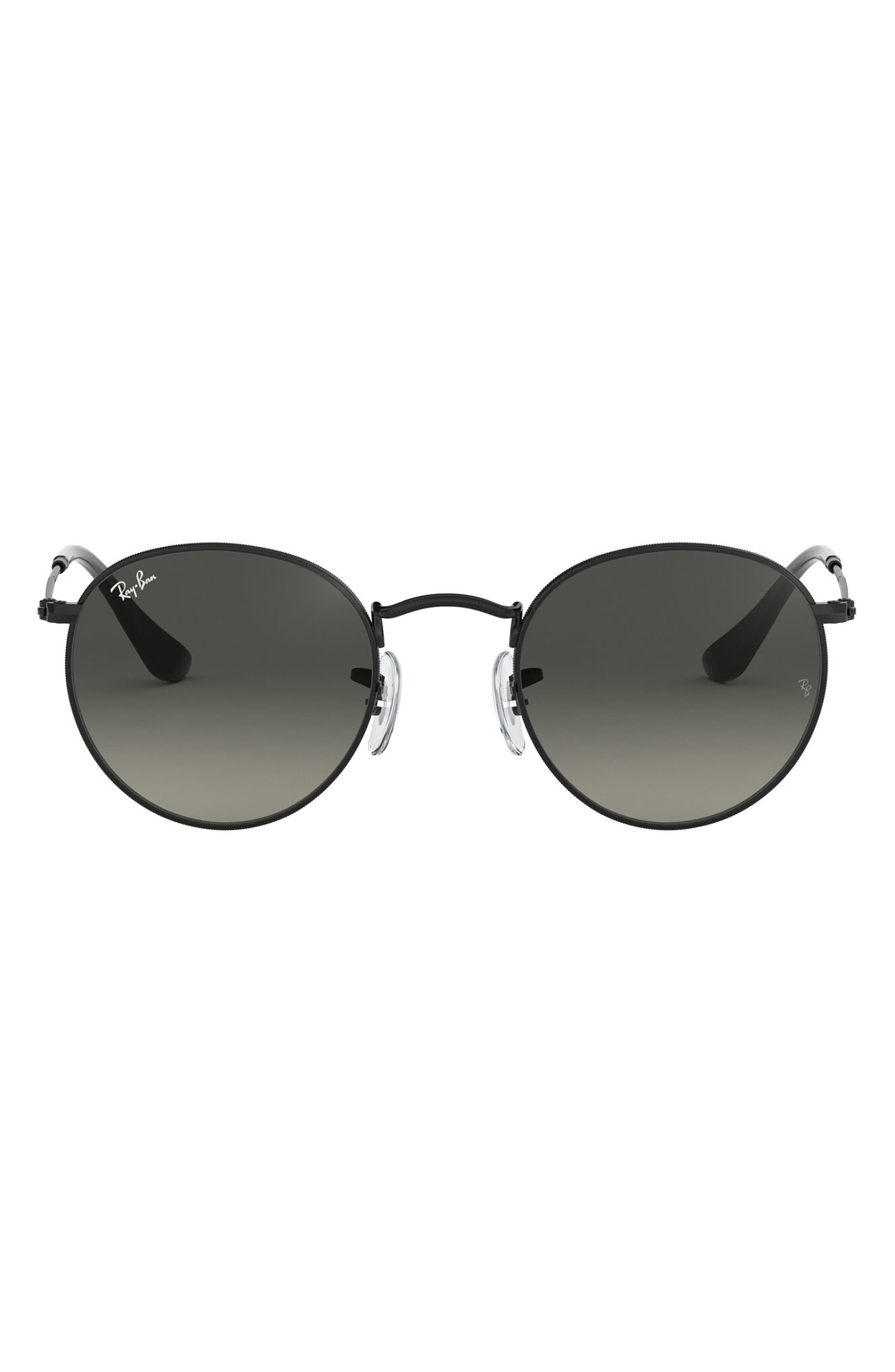 ray ban black sunglasses round