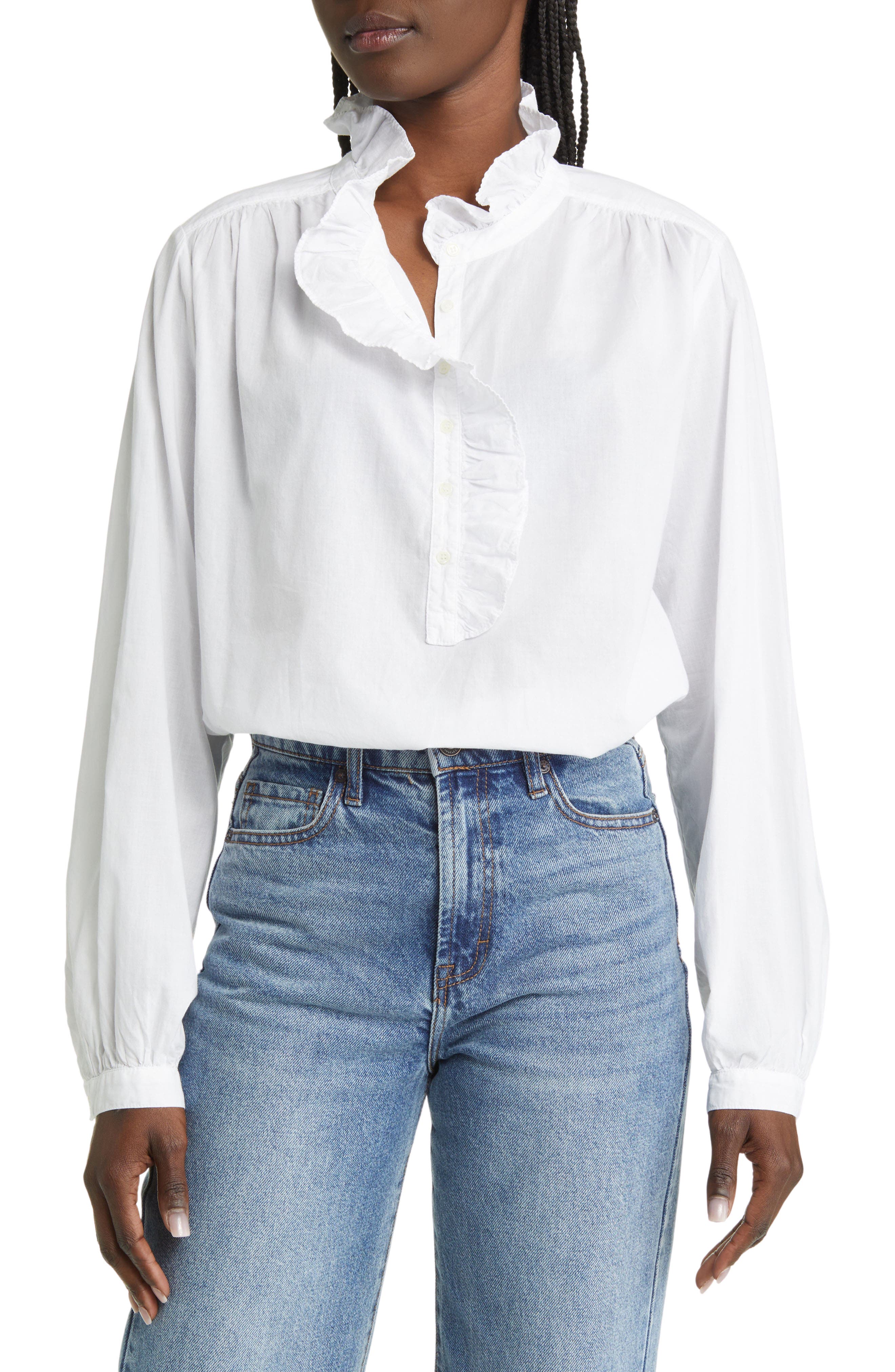 discount 62% Beige XS WOMEN FASHION Shirts & T-shirts Shirt Ruffle Zara Shirt 