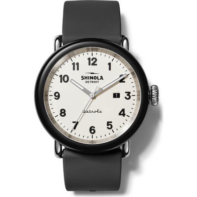 Shinola Detrola Silicone Strap Watch, 4m