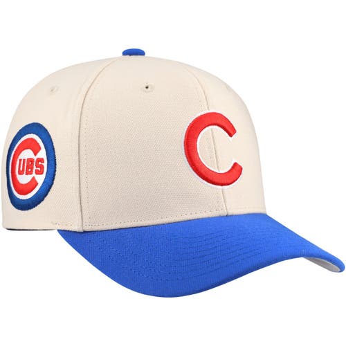Men's Mitchell & Ness Cream Chicago Cubs Pro Crown Adjustable Hat