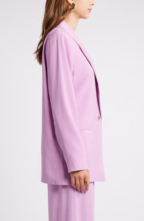 Shop Open Edit Relaxed Fit Blazer In Pink Gale