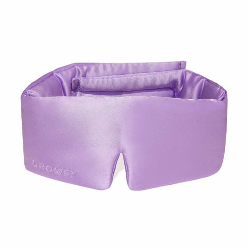 Drowsy Sleep Co . Silk Sleep Mask In Lavender Haze
