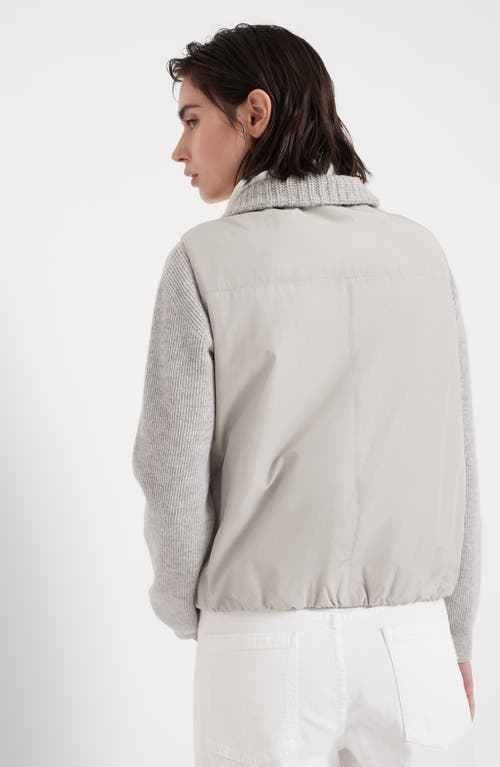 Shop Brunello Cucinelli Outerwear Vest In Light Grey