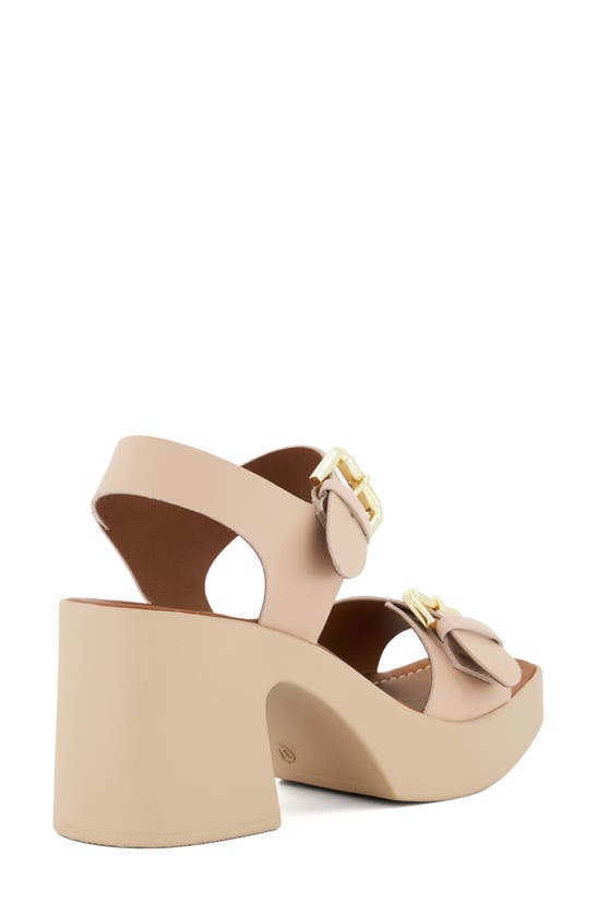Dune London Jenies Platform Sandal In Blush