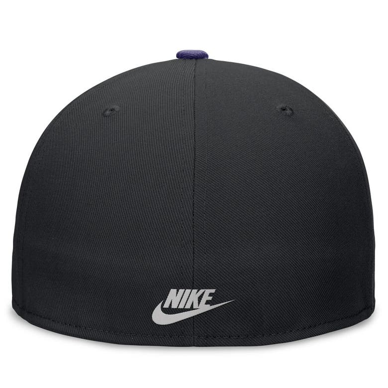 Shop Nike Black/purple Arizona Diamondbacks Rewind Cooperstown True Performance Fitted Hat