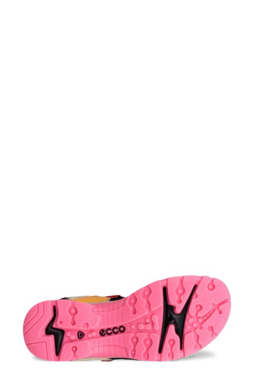 Shop Ecco Yucatan Patchwork Sandal In Multicolor Bubblegum