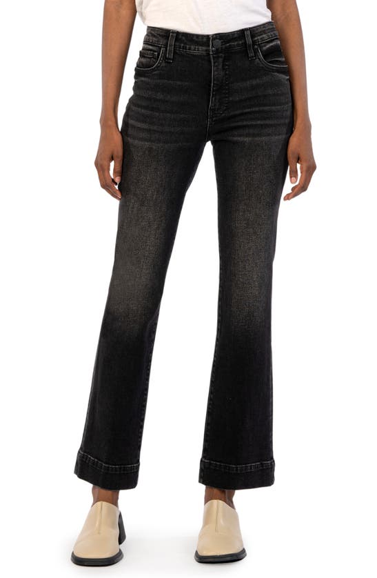 Kut From The Kloth Kelsey Fab Ab High Waist Flare Jeans In Vivifying