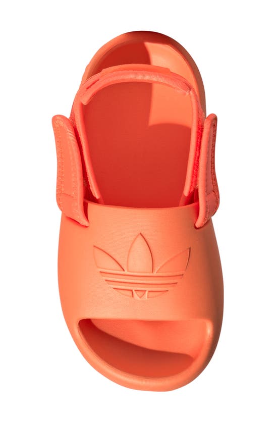 Shop Adidas Originals Adidas Adifoam Adilette Slide Sandal In Solar Red