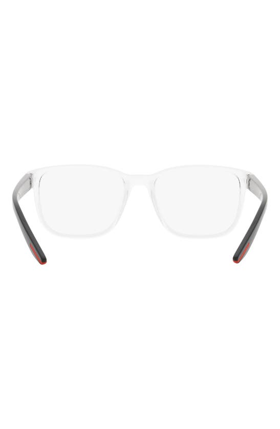 PRADA PRADA LINEA ROSSA 57MM PILLOW OPTICAL GLASSES