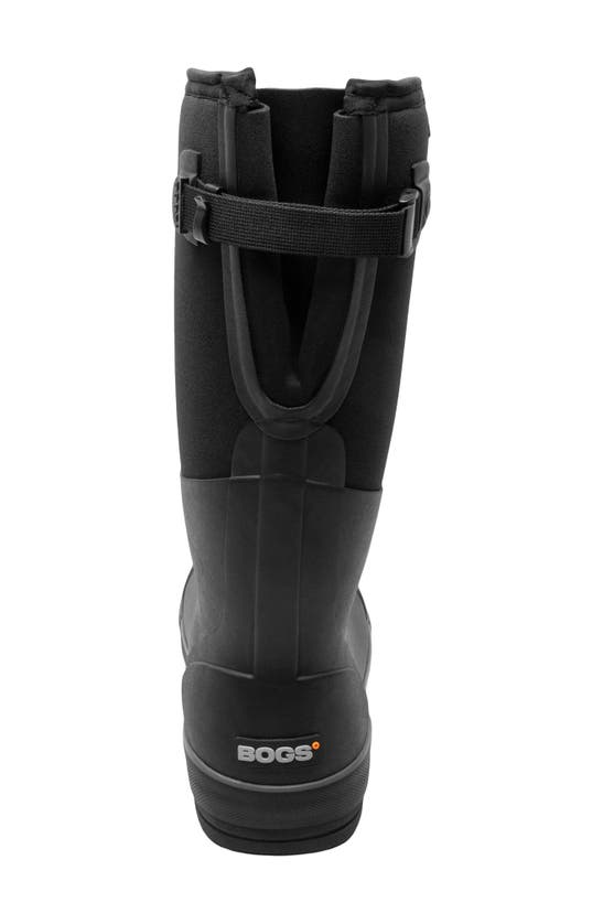 Shop Bogs Classic Ii Adjustable Calf Waterproof Rain Boot In Black