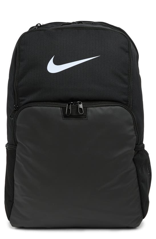 Nike Brasalia 9.5 Training Backpack In Black/ Black/ White