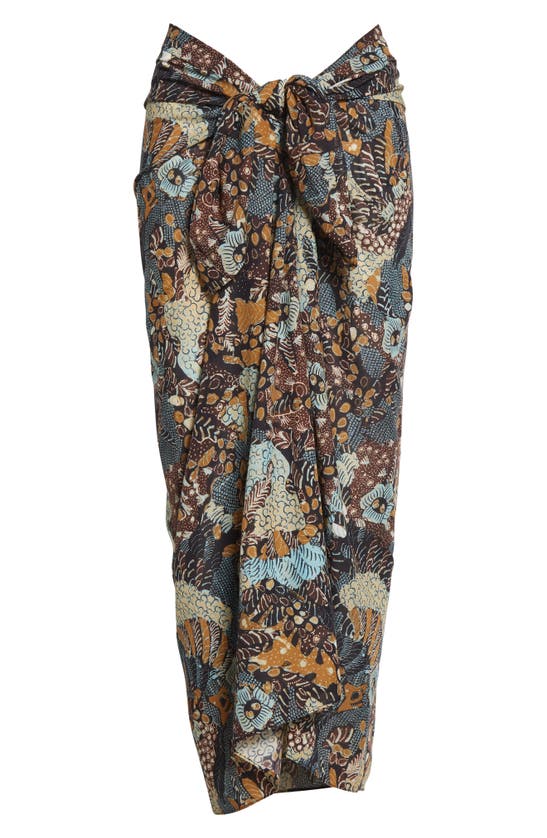 ULLA JOHNSON PAZ FLORAL COVER-UP PAREO