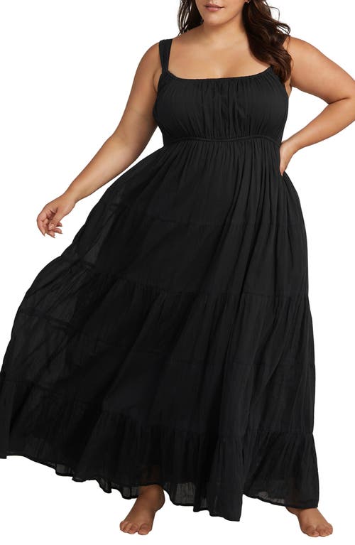 Artesands Liszt Cotton Cover-Up Dress Black at Nordstrom, Us