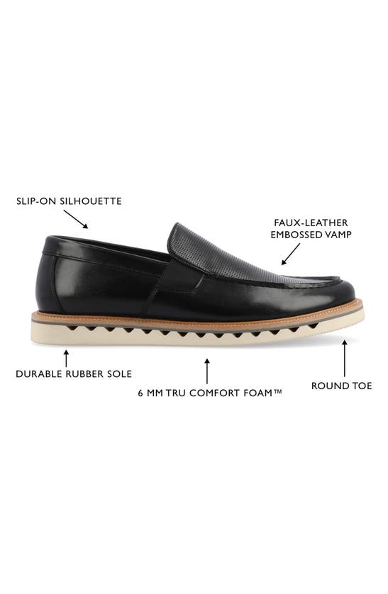 Vance Co. Dallas Tru Comfort Slip-on In Black