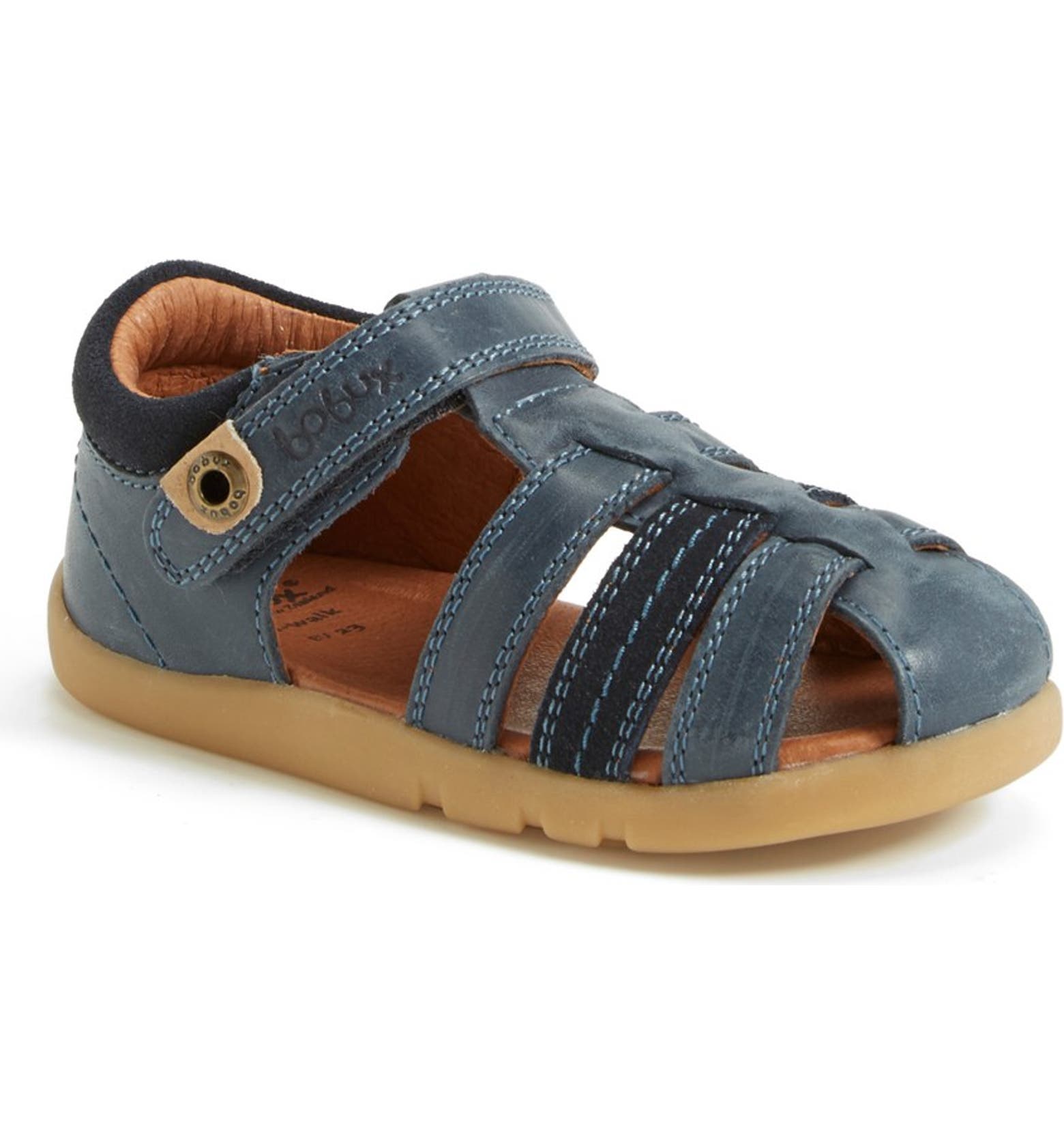 Bobux 'I-Walk - Global Roamer' Leather Sandal (Walker & Toddler) | Nordstrom