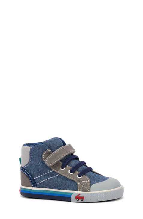 SNEAKERS BABY SPICEY GREEN JEANS BLUE