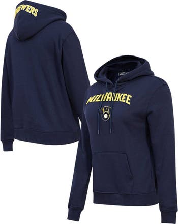 47 Brand Brewers Women's Wrapped Up Pullover Hoodie