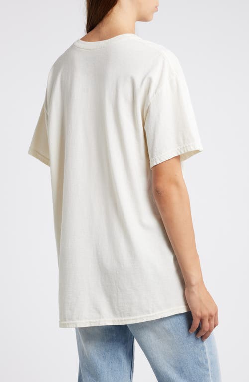 Shop Merch Traffic Nirvana Oversize Cotton Graphic T-shirt In Cream