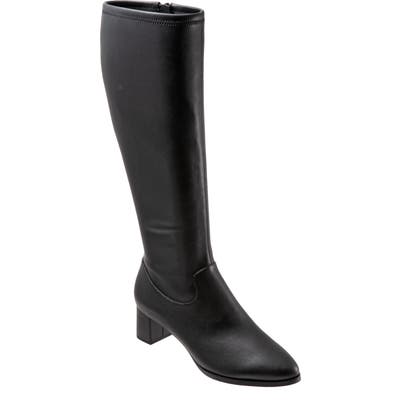 Trotters Kacee Boot Wide Calf W - Black
