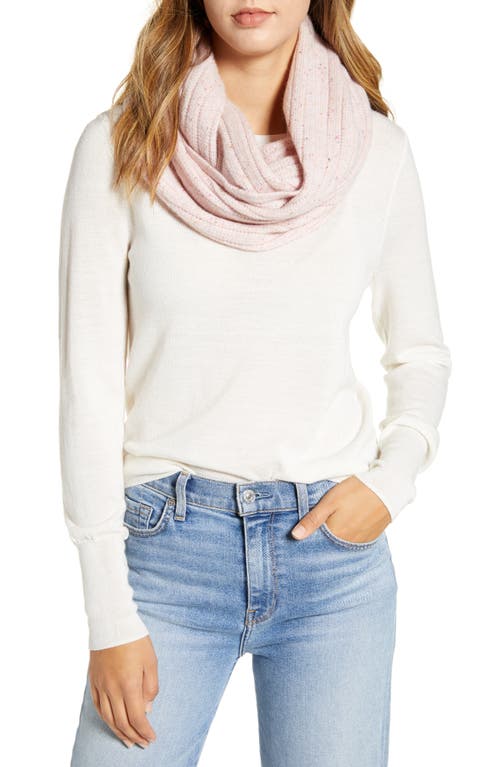 halogen(r) Solid Cashmere Infinity Scarf in Pink Donegal