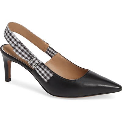 Linea Paolo Cora Slingback Pump, Black