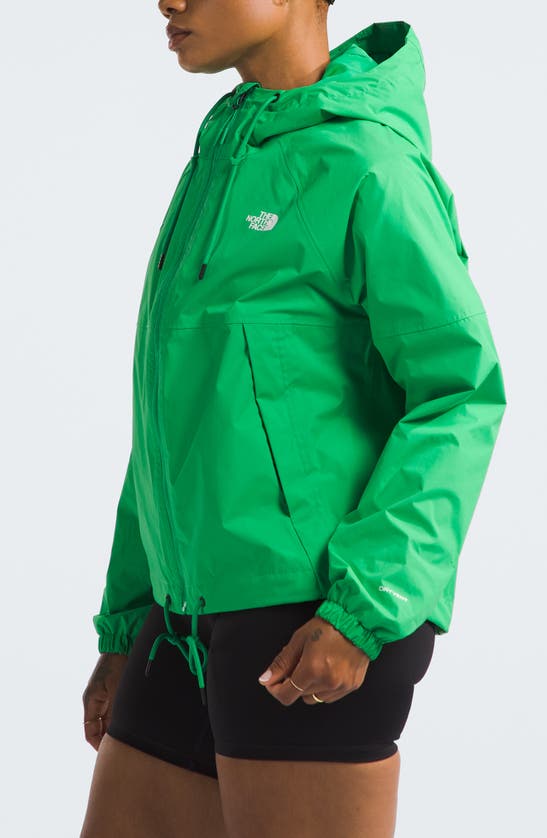 Shop The North Face Antora Waterproof Rain Jacket In Optic Emerald