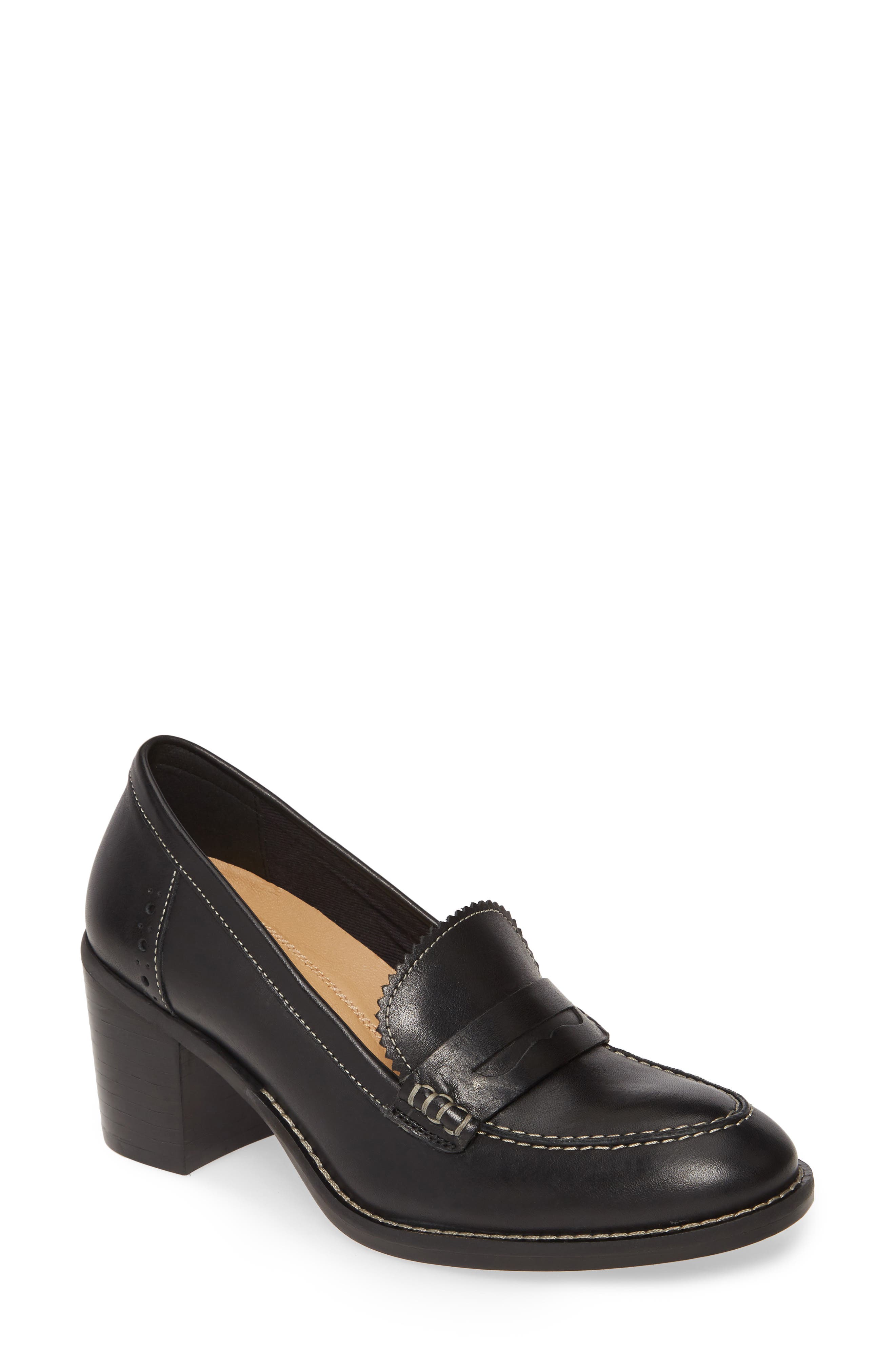 hush puppies black pumps