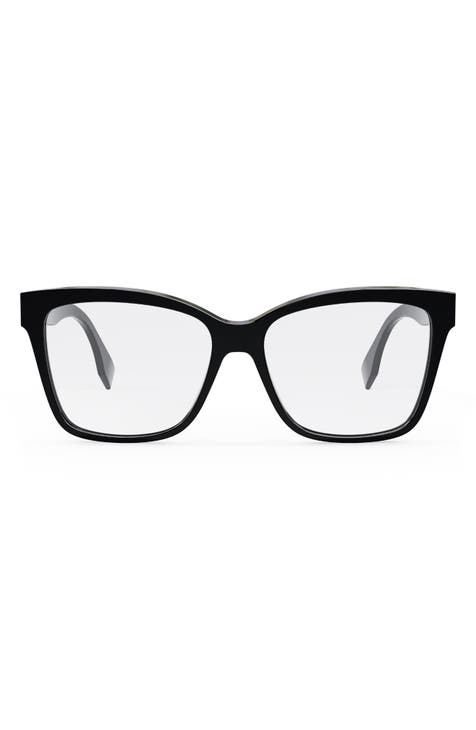 Maxi Fendi O'Lock 55mm Square Glasses
