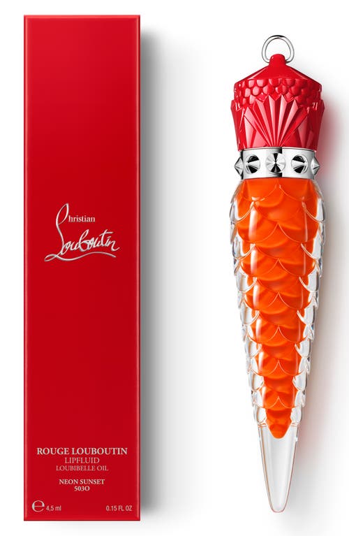 Christian Louboutin Rouge Louboutin Loubibelle Oil In 503 Neon Sunset