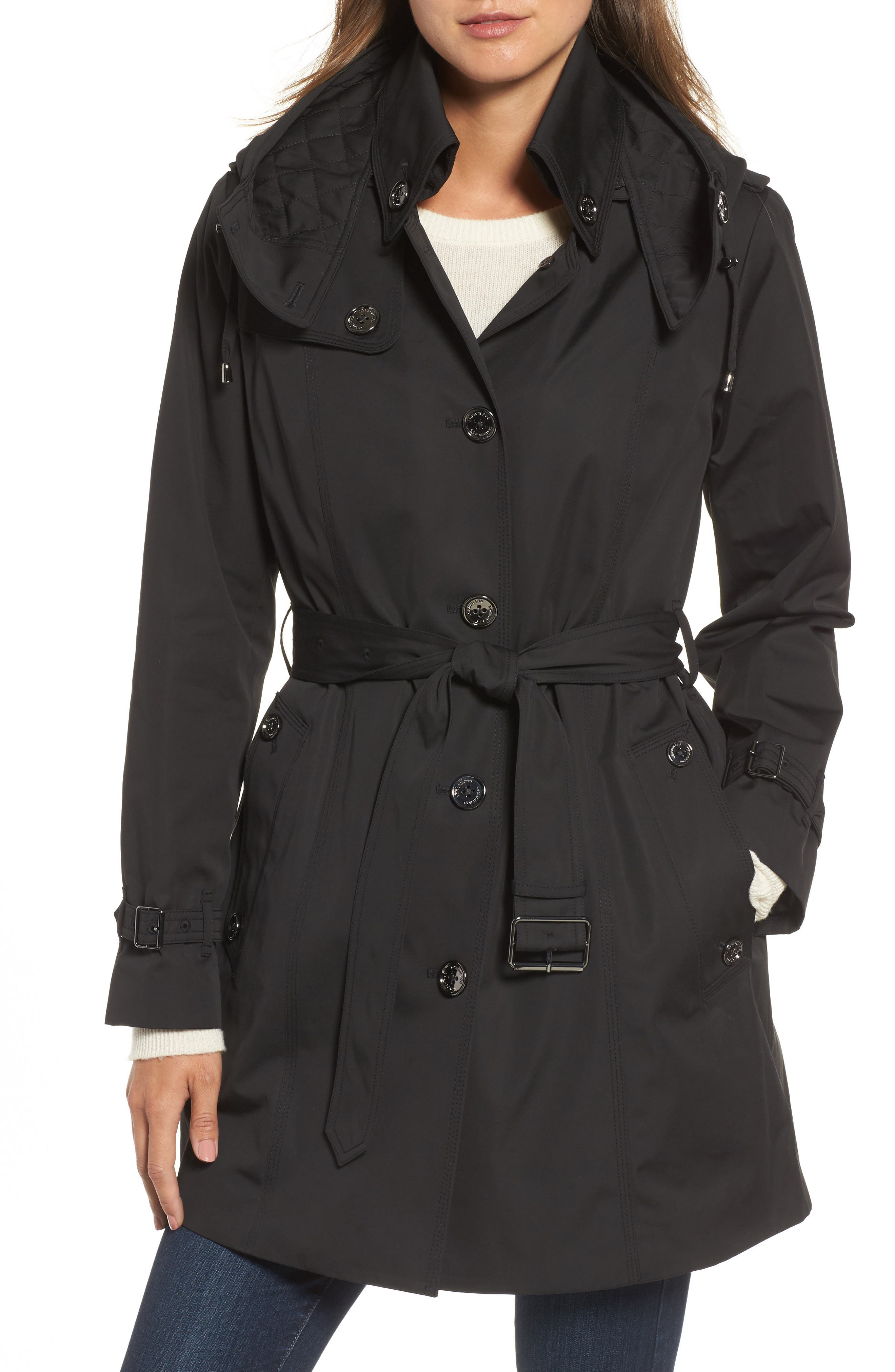 London Fog Short Trench Coat Nordstrom