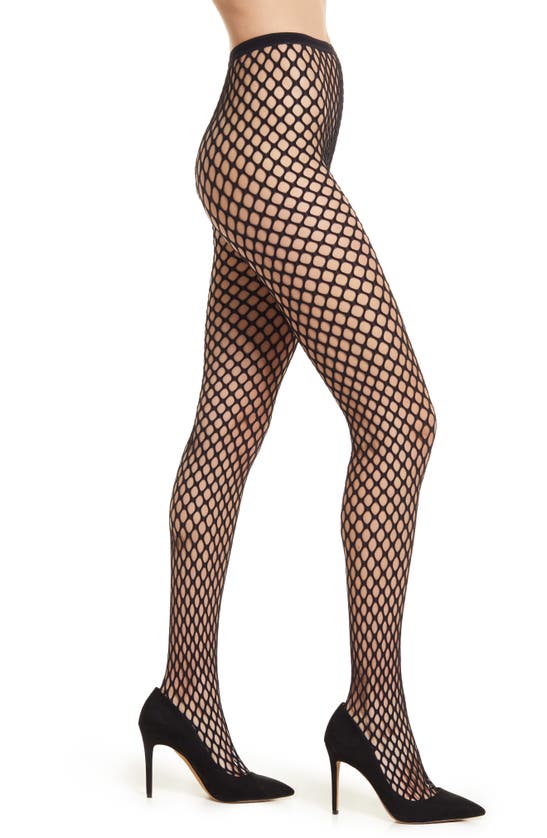 Oroblu Ethical Net Tights In Black
