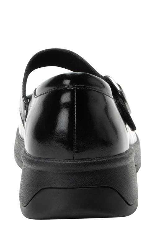 Alegria By Pg Lite Jazmine Platform Mary Jane Pump In Dapper Black