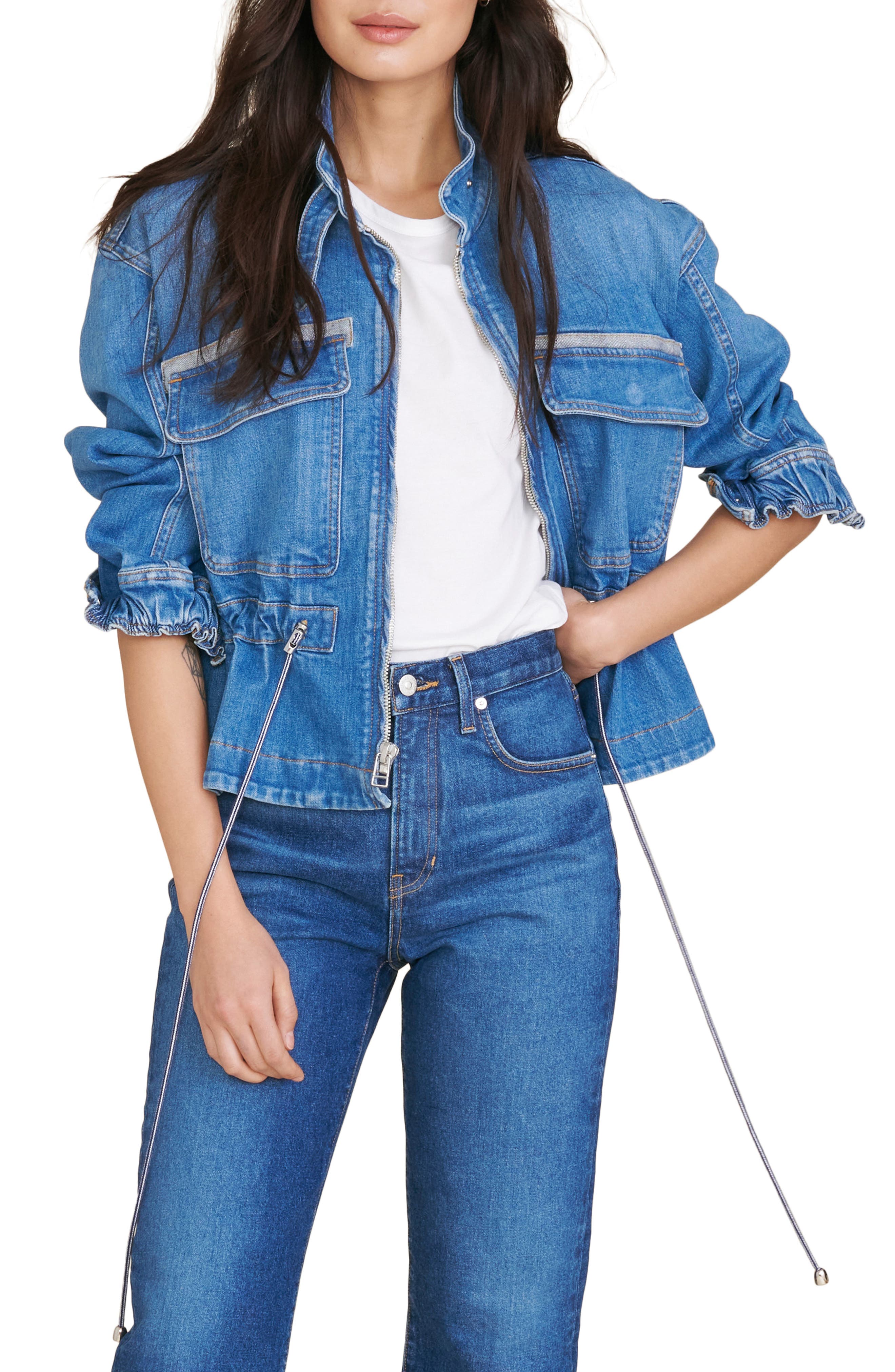 veronica beard jean jacket