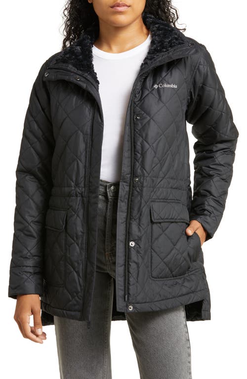 Columbia Copper Crest Diamond Quilted Jacket in Black