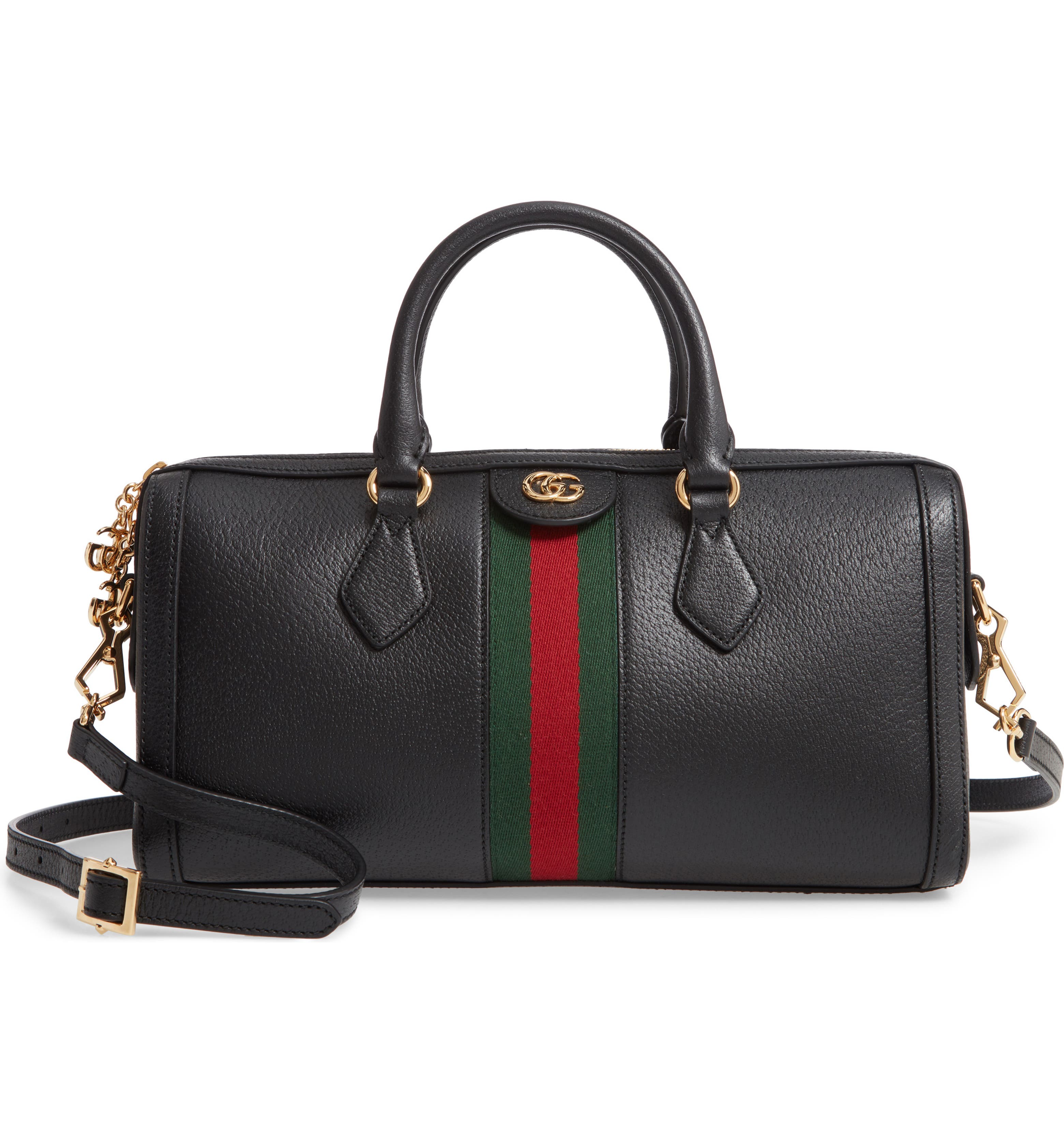 Gucci Ophidia Leather Top Handle Bag | Nordstrom