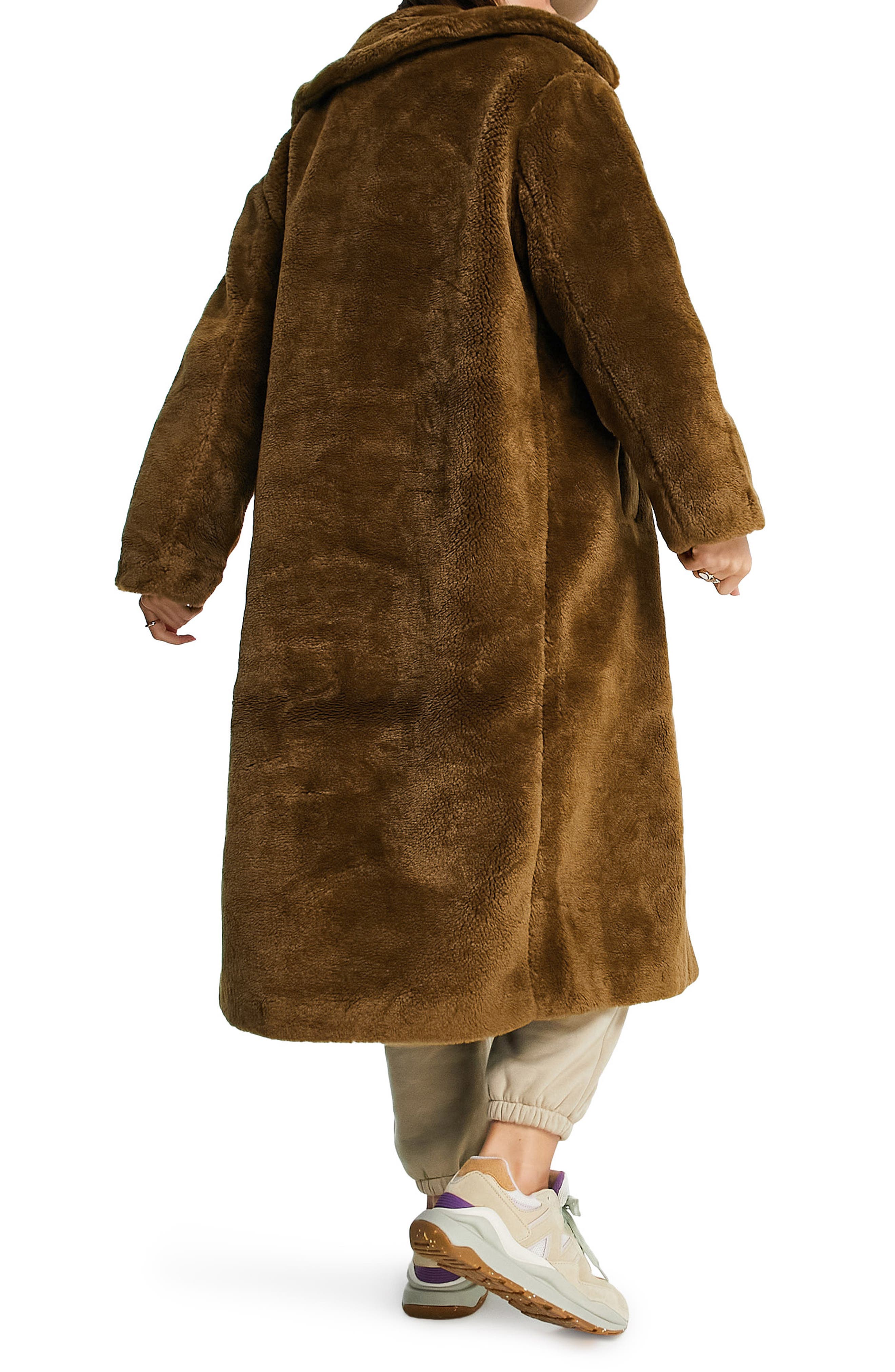 bernardo borg faux fur jacket