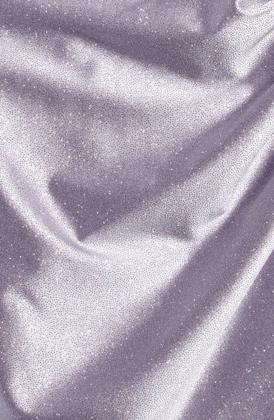 Shop Love, Nickie Lew Kids' Metallic Strappy Dress In Lilac Silver
