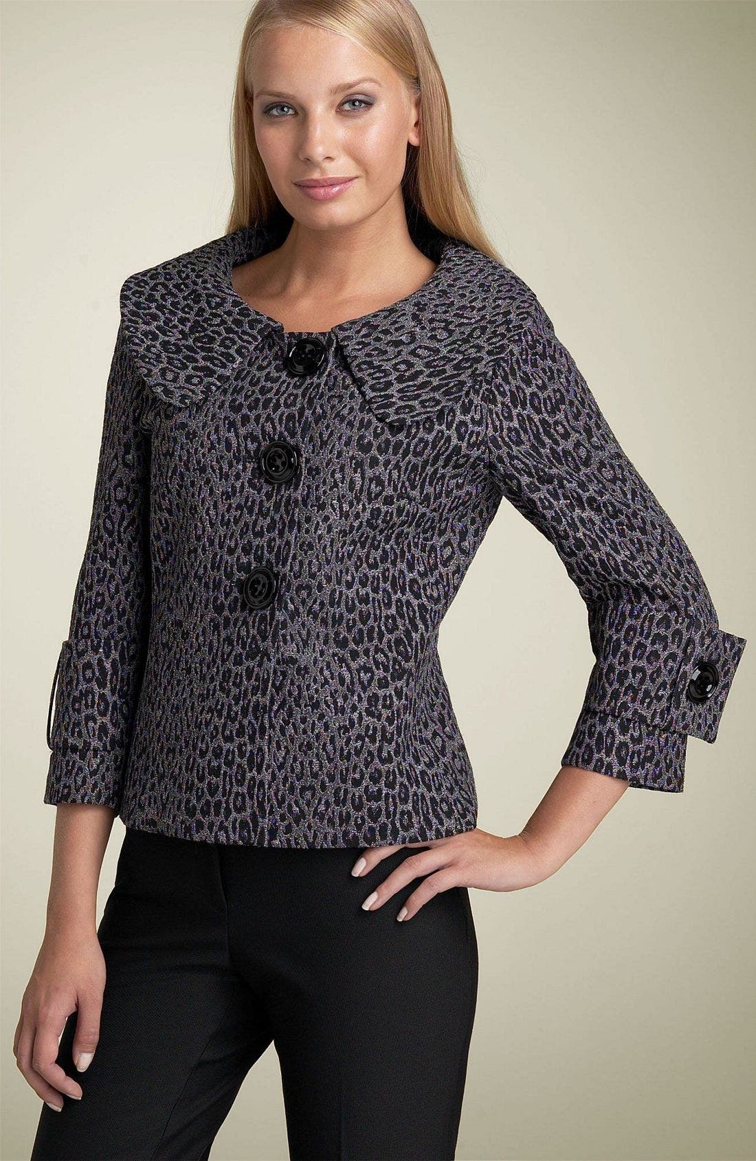 Charles Gray Leopard Print Jacket Nordstrom