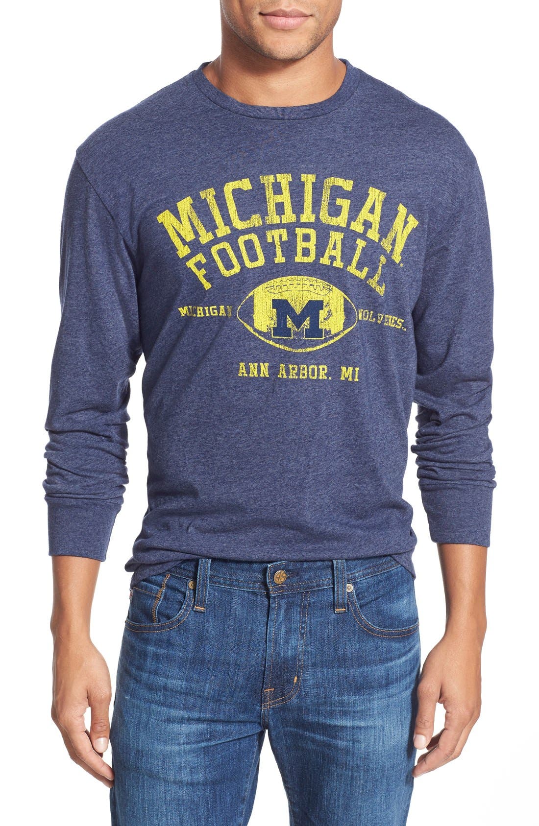 Vintage Michigan Shirt : Vintage Michigan Logo Tee, Men's Fashion, Tops &amp; Sets, Tshirts &amp; Polo