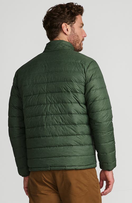 Shop Lands' End Wanderweight Ultralight Packable Down Jacket In Estate Green Heather