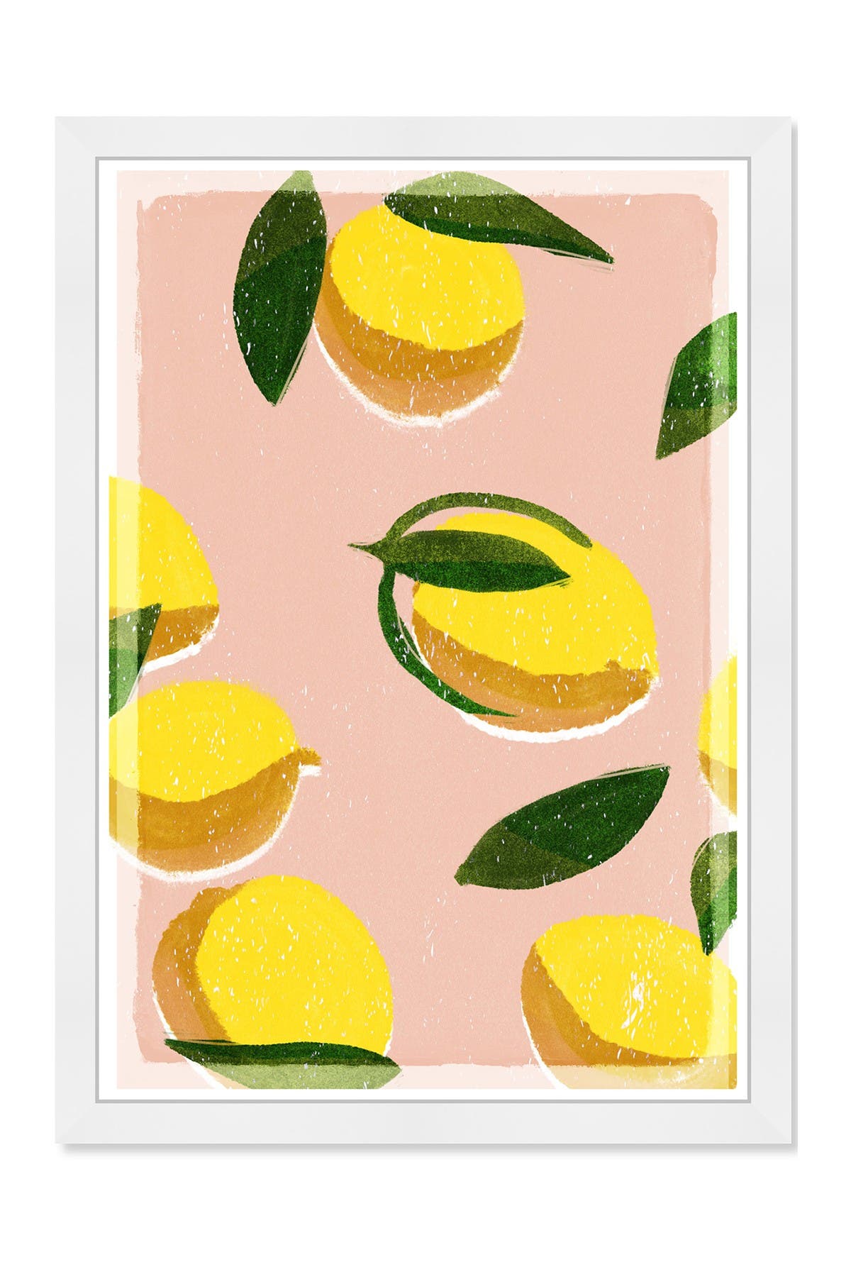 Wynwood Studio Blush Lemons Wall Art In Yellow ModeSens