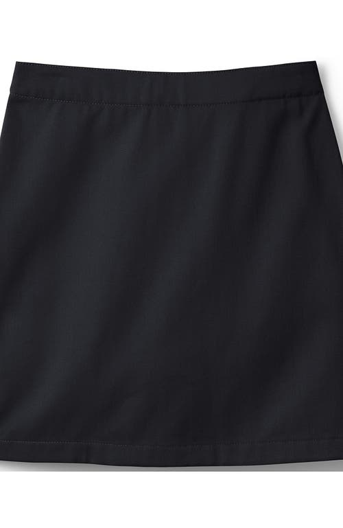LANDS' END LANDS' END SCHOOL UNIFORM GIRLS BLEND CHINO SKORT ABOVE KNEE