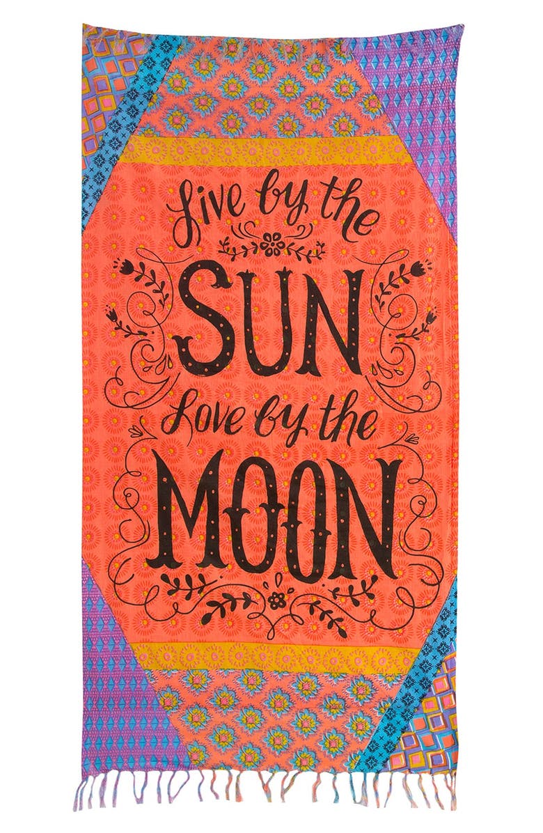 Natural Life 'Live by the Sun' Beach Towel | Nordstrom
