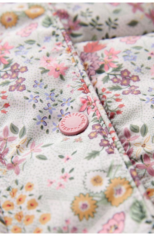 NEXT NEXT KIDS' FLORAL EAR HOODED JACKET 