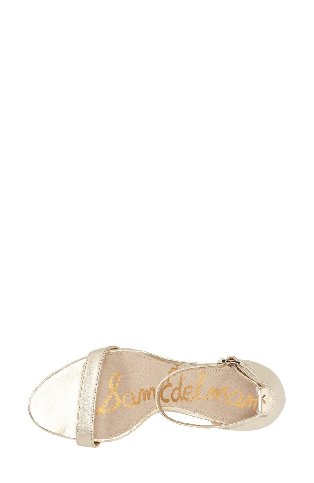 SAM EDELMAN,
                            'Patti' Ankle Strap Sandal,
                            Alternate thumbnail 220, color,
                            900