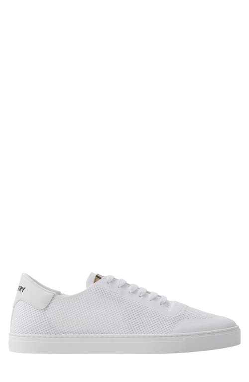 Robin Knit Low Top Sneaker in Optic White